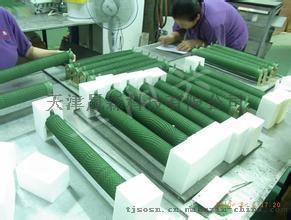 繞線電阻的說明，繞線波紋電阻的說明。